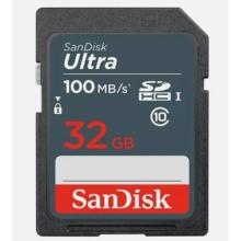 CARTÃO DE MEMÓRIA SANDISK 32 GB ULTRA – 100 MB/S*