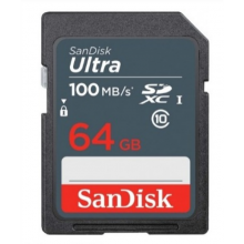 CARTÃO DE MEMÓRIA SANDISK 64 GB ULTRA – 100 MB/S*